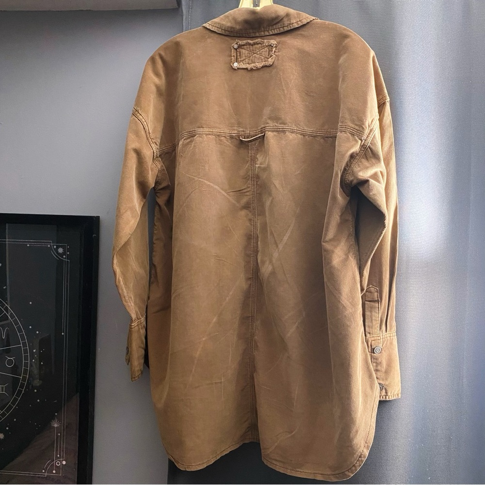 Free People Baby Cord Button-Down Jacket - Picture 6 of 11